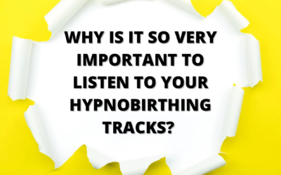 Listen to your hypnobirthing tracks!